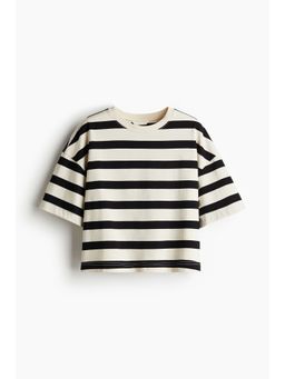 H&M - Girls Black Boxy T-Shirt