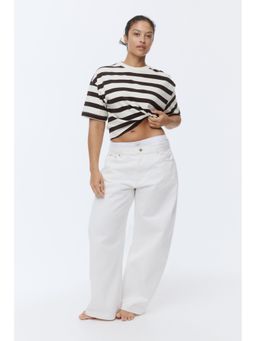 H&M - Women White Boxy T-Shirt