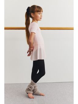 H&M - Girls Pink 2-Piece Leotard and Skirt Set with Drymove