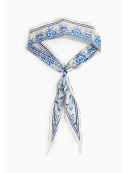 H&M - Women Blue Bead-Detail Neck Scarf