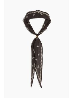 H&M - Women Brown Bead-Detail Neck Scarf