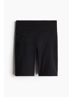 H&M - Women Black Sports Cycling Shorts With SoftMove