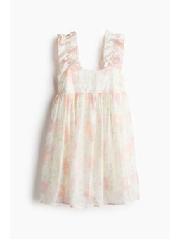H&M - Women White Ruched-Strap Dress