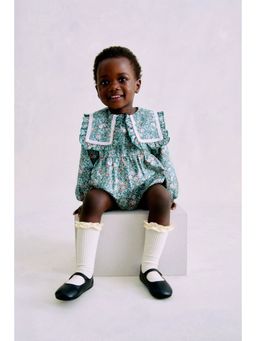 H&M - Girls White Crochet-Frilled Socks