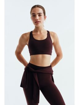 H&M - Women Red Medium Support Sports Bra With Softmove