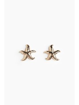 H&M - Women Gold Starfish-Shaped Earrings