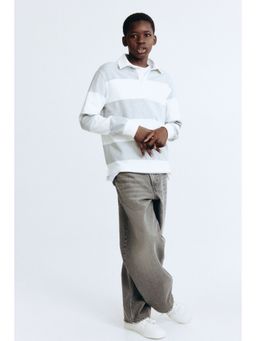 H&M - Boys Grey Super Baggy Jeans