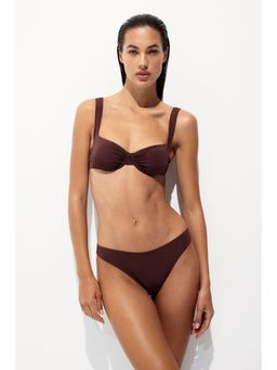 H&M - Women Brown Cheeky Bikini bottoms