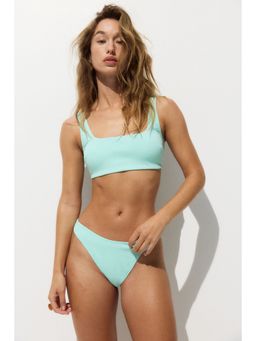 H&M - Women Green Cheeky Bikini Bottoms