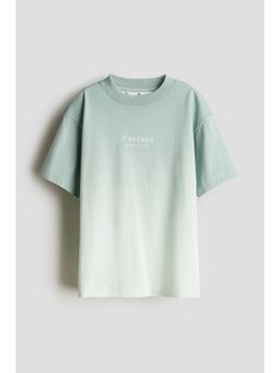 H&M - Boys Turquoise Printed T-Shirt