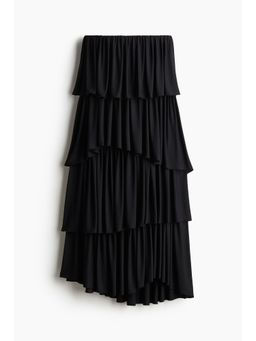 H&M - Women Black Tiered Flounce Skirt