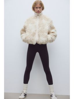 H&M MOVE - Women Black Sports Fleece Leggings With Softmove