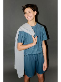 H&M - Boys Blue 2-Piece Football Set With Drymovea