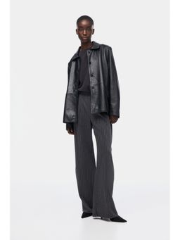 H&M - Women Grey Wide Trousers