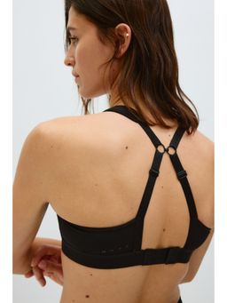 H&M - Women Black High Support Sports Bra With Drymove