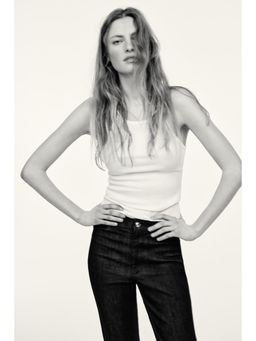 H&M - Women Blue Flared High Jeans