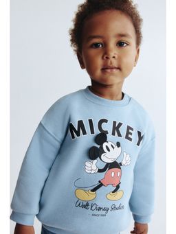 H&M - Boys Blue Printed Sweatshirt
