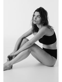 H&M - Women Black 2-Pack Medium Shape Briefs