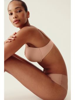 H&M - Women Beige 3-Pack Invisible Hipster Briefs