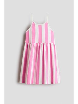 H&M - Girls White Cotton strappy dress