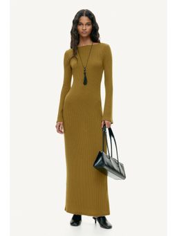 H&M - Women Green Textured-Knit Maxi Dress