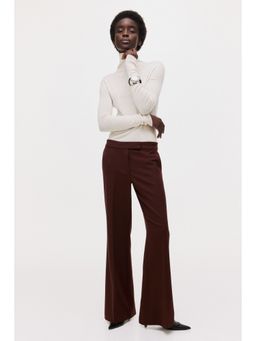 H&M - Women Brown Flared Trouser