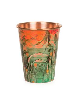 India Circus by Krsnaa Mehta - Peacock Dwar Copper Tumbler