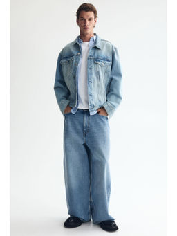 H&M - Men Blue Baggy Jeans