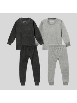 The Boo Boo Club - Multi-Color Body Warmer Thermal Top with Pant (Pack of 2)