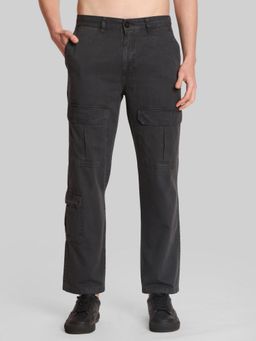 Bene Kleed - Men Grey Mid-Rise Straight Fit Cotton Cargo