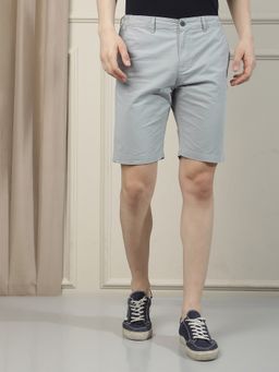 CRIMSOUNE CLUB - Men Blue Cotton Shorts