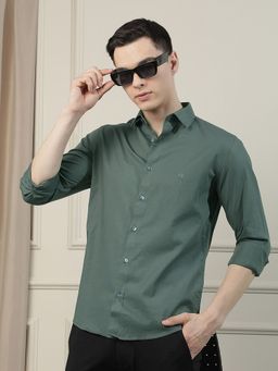 CRIMSOUNE CLUB - Men Green Shirt