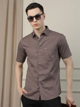 CRIMSOUNE CLUB - Men Brown Shirt
