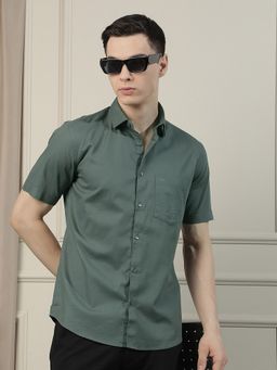 CRIMSOUNE CLUB - Men Green Shirt