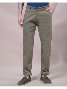 CRIMSOUNE CLUB - Men Khaki Straight Pant