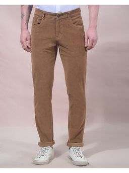 CRIMSOUNE CLUB - Men Brown Corduroy Pant