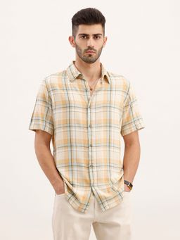 WROGN - Men Slim Fit Checkered Multicolor Shirt