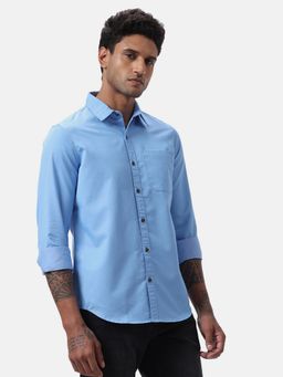 WROGN - Men Solid Teal Casual Shirt