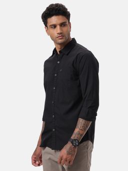WROGN - Men Fresh Black Solid Casual Shirt