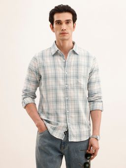 WROGN - Men Regular Fit Checkered Multicolor Shirt