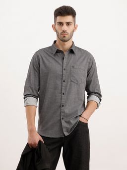 WROGN - Men Classic Regular Fit Black Shirt