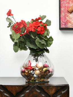 At Home by Nilkamal - Matki Vase Transparent