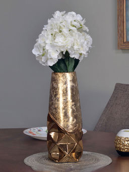 At Home by Nilkamal - Goldberg Tumbler Vase Gold