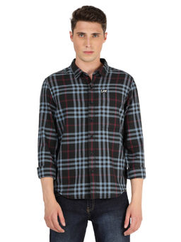 Lee - Men's Black & Multi-color Comfort Shirt