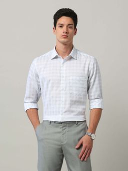 Arrow - Men Grid Tattersall Checked Liberty Classic Fit Shirt