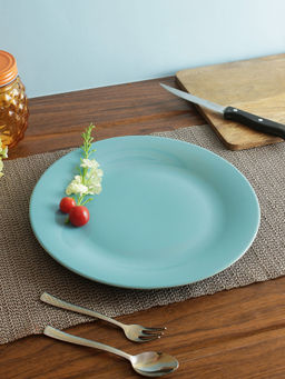 HomeTown - Ceramic Dinner Plate 10.5 Inch in Blue Colour