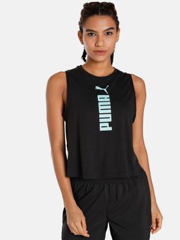 Puma - Fit Tri-blend Womens Black T-shirt