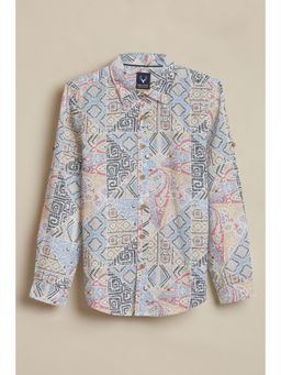 Allen Solly - Boys Multi Print Casual Shirt