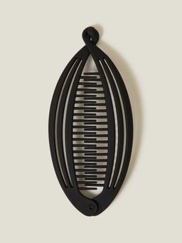 Accessorize London - Black Solid Banana Hair Clip