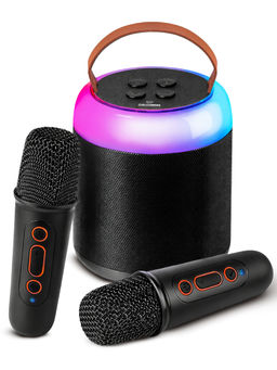 Wembley - Bluetooth Karaoke Speaker Set | 5W HD Sound Speaker with 2 Wireless Mics Speaker